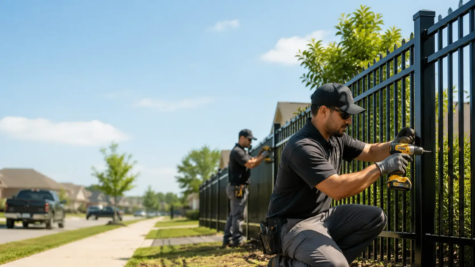Metal Fence Installation in Auburn, KS